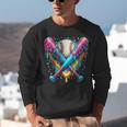 Baseball Player Ice Cream Drip Unisex Sweatshirt