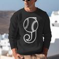 Baseball Sport Player Monogram Cool Initial Letter J Unisex Sweatshirt