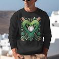 Baseball St Patricks Day Boys Girls Men Women Shamrock Green Unisex Sweatshirt