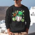 Baseball St Patricks Day Lucky Baseball Player Shamrock Unisex Sweatshirt