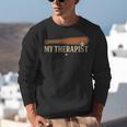 Baseball Tee My Therapist Bat Men Women Kids Unisex Sweatshirt