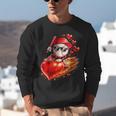 Baseball Valentine's Day Drip Ice Cream Team Unisex Sweatshirt