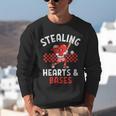 Boys Baseball Valentines Day Stealing Hearts Valentine Kids Unisex Sweatshirt Boys Baseball Valentines Day Stealing Hearts Valentine Kids Unisex Sweatshirt