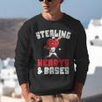 Boys Baseball Valentines Shirt Sterling Hearts Baseball Unisex Sweatshirt