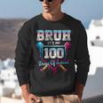 Bruh It's My 100 Days Of School Baseball Ice Cream Drip Boys Unisex Sweatshirt Bruh It's My 100 Days Of School Baseball Ice Cream Drip Boys Unisex Sweatshirt