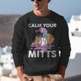 Calm Your Mitts Baseball Ice Cream Drip Crossed Bats Sport Unisex Sweatshirt Calm Your Mitts Baseball Ice Cream Drip Crossed Bats Sport Unisex Sweatshirt