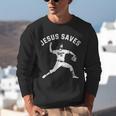 Christian Jesus Saves Baseball Pitcher Heaven 01 Sports Unisex Sweatshirt Christian Jesus Saves Baseball Pitcher Heaven 01 Sports Unisex Sweatshirt