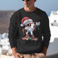 Christmas Baseball Ice Cream Dripping Santa Baseball Drip Unisex Sweatshirt