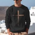Cross Baseball Bats Christian Faith Sports Coach Pitcher Unisex Sweatshirt Cross Baseball Bats Christian Faith Sports Coach Pitcher Unisex Sweatshirt