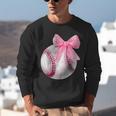 Cute Coquette Baseball Pink Bow Player & Fan Girls Unisex Sweatshirt