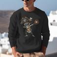 Dabbing Pirate Skeleton Baseball Dab Costume Boys Kids Men Unisex Sweatshirt