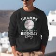 Gramps Of The Birthday Boy Baseball Player Birthday Unisex Sweatshirt
