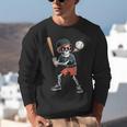 Halloween Skeleton Playing Baseball 67 Six Seven Meme Unisex Sweatshirt