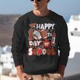 Happy 100 Days Of School Baseball Football PE Teacher Unisex Sweatshirt Happy 100 Days Of School Baseball Football PE Teacher Unisex Sweatshirt