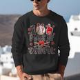 Happy 100 Days Of School Baseball Girls Coquette Bow Teacher Unisex Sweatshirt Happy 100 Days Of School Baseball Girls Coquette Bow Teacher Unisex Sweatshirt