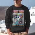 I Hit 100 Days Of School Baseball Ice Cram Drip 100th Boys Unisex Sweatshirt