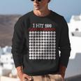 I Hit 100 Days Of School Baseball Lover Teacher Student Unisex Sweatshirt