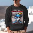 I Hit 100 Days Of School Baseball Player Kids Boys Son Unisex Sweatshirt
