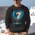 Ice Cream Baseball Glove 7th Birthday Edition Unisex Sweatshirt