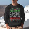 I'Ll Be Home For Christmas Baseball Xmas Unisex Sweatshirt