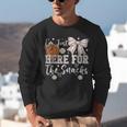 I'm Just Here For The Snacks Baseball Coquette Game Day Girl Unisex Sweatshirt I'm Just Here For The Snacks Baseball Coquette Game Day Girl Unisex Sweatshirt