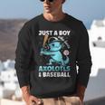 Just A Boy Who Loves Axolotls & Baseball Unisex Sweatshirt Just A Boy Who Loves Axolotls & Baseball Unisex Sweatshirt