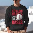 Kids Stealing Hearts Like I Steal Bases Cute Baseball Boys Unisex Sweatshirt Kids Stealing Hearts Like I Steal Bases Cute Baseball Boys Unisex Sweatshirt
