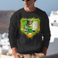 Leprechaun Baseball St Patricks Day Ice Cream Drip Men Boys Unisex Sweatshirt