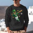Leprechaun Play Baseball St Patrick's Day Men Kid Boys Unisex Sweatshirt