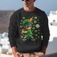 Leprechaun Playing Baseball Happy St Patricks Day Men Boys Unisex Sweatshirt