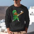 Leprechaun Playing Baseball St Patricks Day Men Boys Kids Unisex Sweatshirt