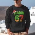 Mason 67 Christmas Ice Cream Drip Meme Six Seven Baseball Unisex Sweatshirt
