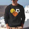 Mom Sports Heart Soccer Basketball Baseball Softball Unisex Sweatshirt Mom Sports Heart Soccer Basketball Baseball Softball Unisex Sweatshirt