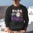 Papa Rookie Of Year 1st Birthday Baseball Theme Matching Unisex Sweatshirt
