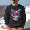Respect The Drip Baseball American Flag Ice Cream Drip Youth Unisex Sweatshirt