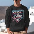 Respect The Drip Baseball Player Unisex Sweatshirt Respect The Drip Baseball Player Unisex Sweatshirt