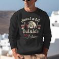 Retro Quote Just a Bit Outside Baseball Vintage Unisex Sweatshirt Retro Quote Just a Bit Outside Baseball Vintage Unisex Sweatshirt