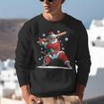Santa Playing Baseball Christmas Candy Cane Fun Xmas Holiday Unisex Sweatshirt