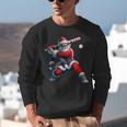 Santa Playing Baseball Men Boys Christmas Baseball Player Unisex Sweatshirt Santa Playing Baseball Men Boys Christmas Baseball Player Unisex Sweatshirt