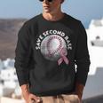 Save 2nd Base Breast Cancer Awareness Pink Ribbon Baseball Unisex Sweatshirt Save 2nd Base Breast Cancer Awareness Pink Ribbon Baseball Unisex Sweatshirt