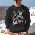 SEIS Siete Guey Baseball Drip Mexico Spanish 67 Slang Boys Unisex Sweatshirt SEIS Siete Guey Baseball Drip Mexico Spanish 67 Slang Boys Unisex Sweatshirt