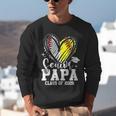 Senior Papa Class Of 2026 Baseball Softball Graduation Heart Unisex Sweatshirt