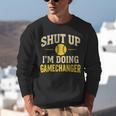 Shut Up I'm Doing Gamechanger Baseball Softball Cheer Unisex Sweatshirt Shut Up I'm Doing Gamechanger Baseball Softball Cheer Unisex Sweatshirt
