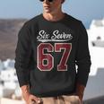 Six Seven Meme Boys Girls Kids 67 Baseball Jersey Unisex Sweatshirt