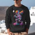 Skelton Playing Baseball Halloween Baseball Drip Boys Kids Unisex Sweatshirt Skelton Playing Baseball Halloween Baseball Drip Boys Kids Unisex Sweatshirt