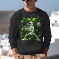St Patricks Day Baseball Skeleton Irish Leprechaun Hat Boys Unisex Sweatshirt St Patricks Day Baseball Skeleton Irish Leprechaun Hat Boys Unisex Sweatshirt