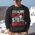 Stealing Hearts Like I Steal Bases Cute Baseball Kids Unisex Sweatshirt Stealing Hearts Like I Steal Bases Cute Baseball Kids Unisex Sweatshirt