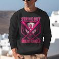 Strike Out Breast Cancer Baseball Ice Cream Drip Unisex Sweatshirt Strike Out Breast Cancer Baseball Ice Cream Drip Unisex Sweatshirt