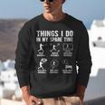 Things I Do In My Spare Time Baseball Lovers Kids Boys Unisex Sweatshirt