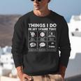 Things I Do Spare Time Baseball Player Men Women Kids Unisex Sweatshirt